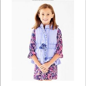 Lily Pulitzer girls vest size large (8-10)